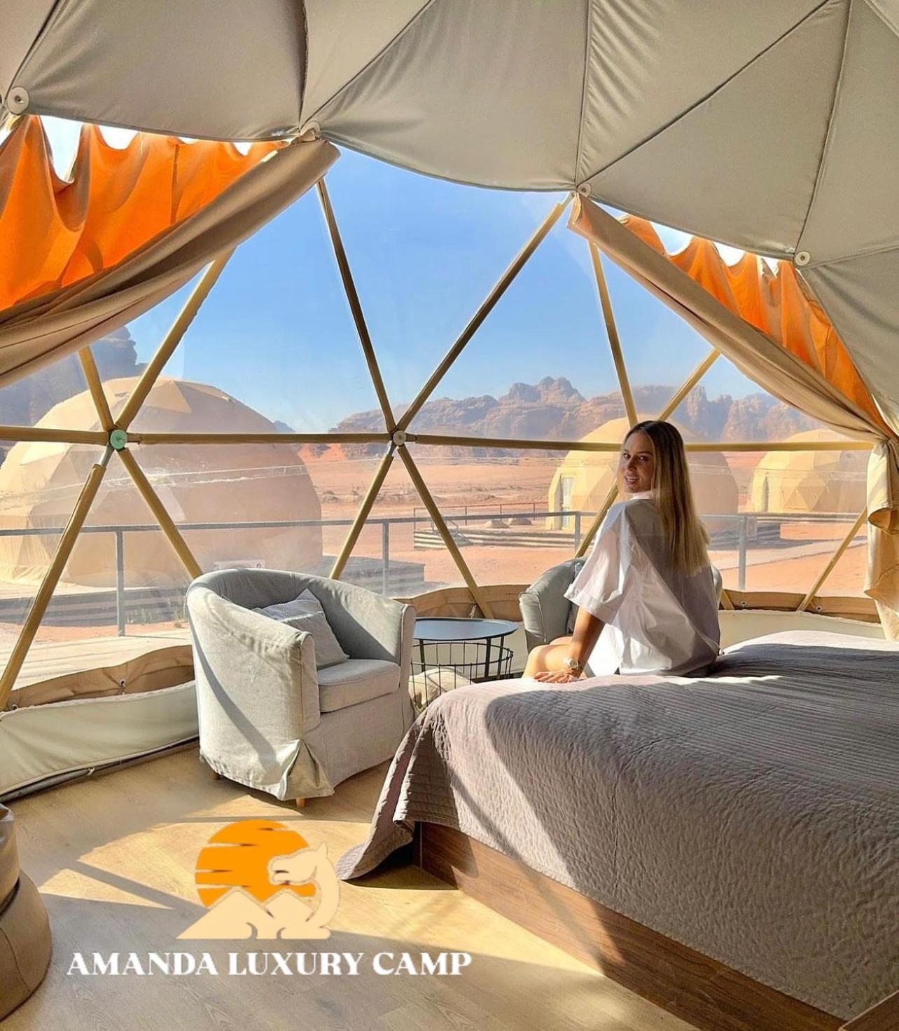 מלון וואדי רם Amanda Luxury Camp מראה חיצוני תמונה