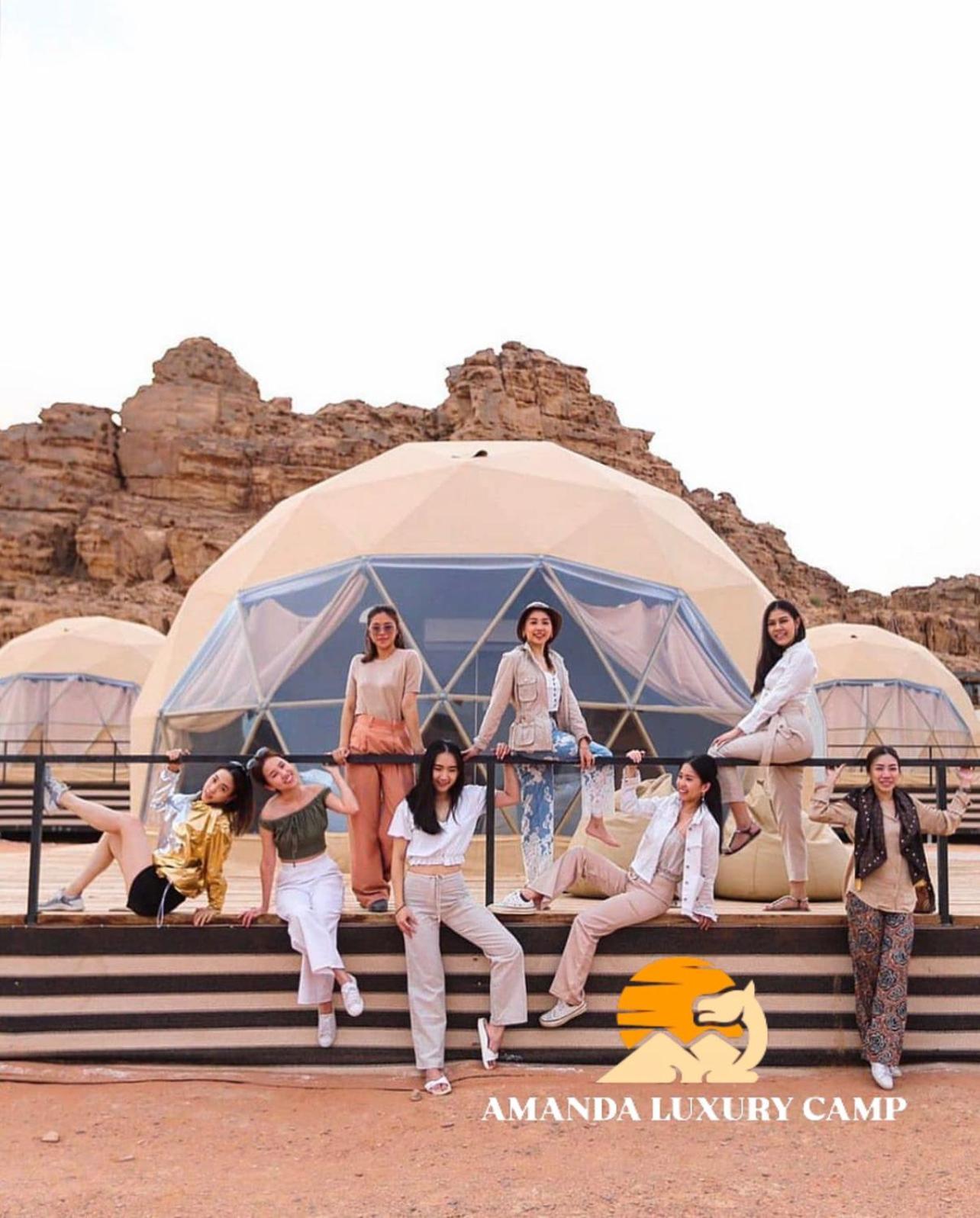 מלון וואדי רם Amanda Luxury Camp מראה חיצוני תמונה
