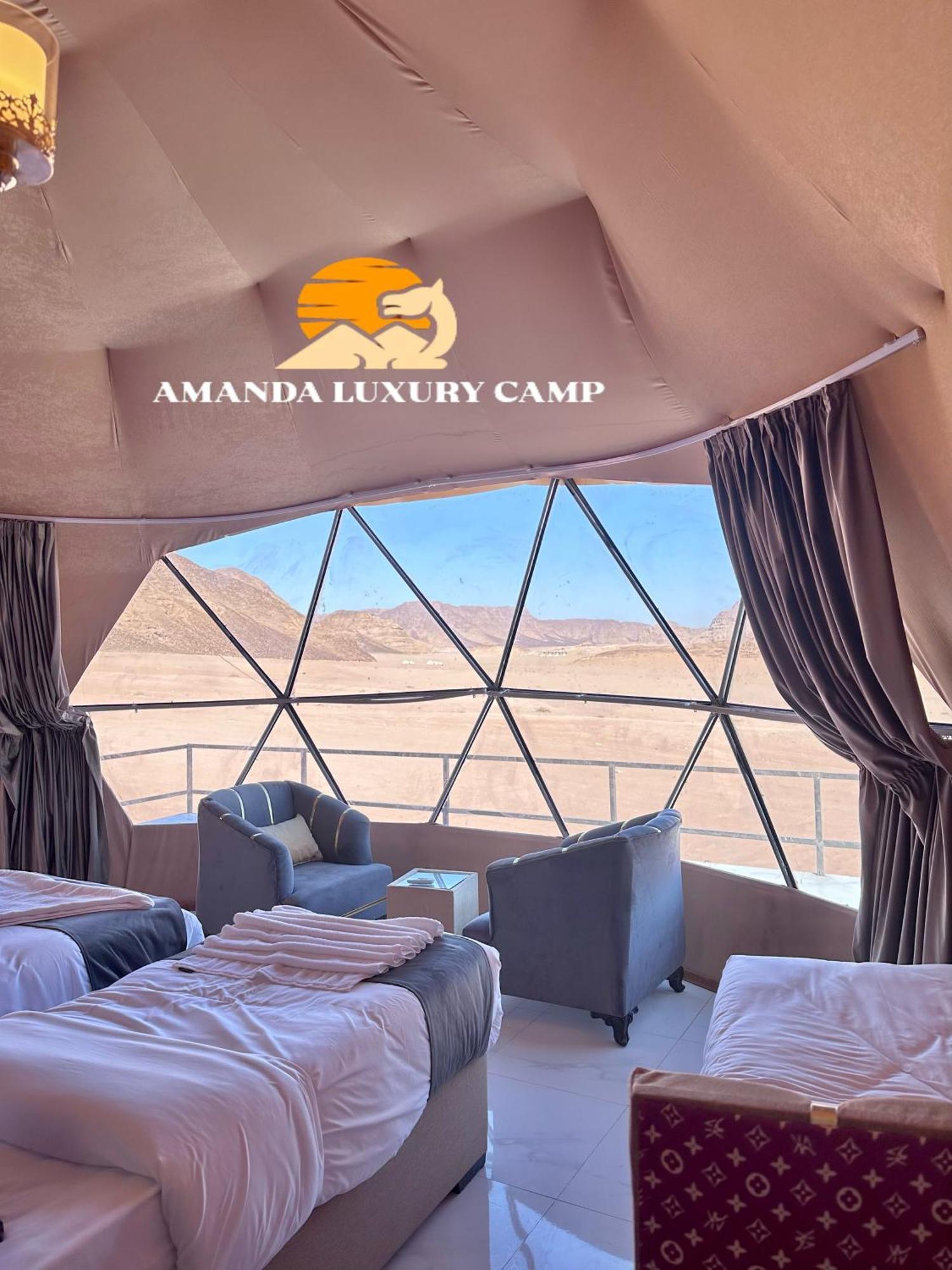 מלון וואדי רם Amanda Luxury Camp מראה חיצוני תמונה